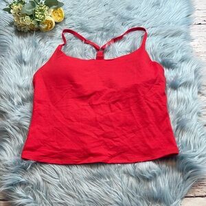 Outdoor Voices Flow Red Crop Tank sz M